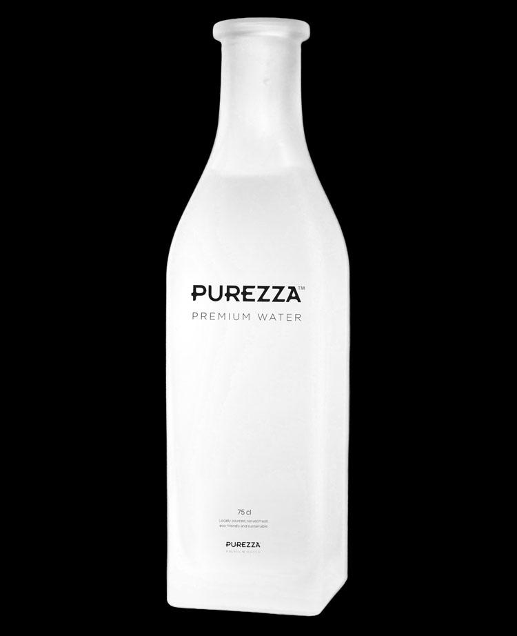 Thoreau Frosted glasflaska från Purezza